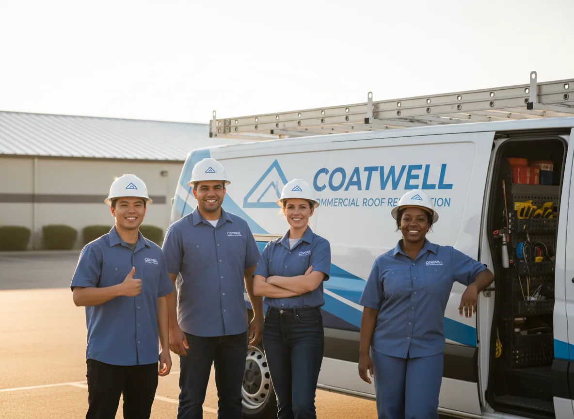Commercial roof coating company in Volant, PA